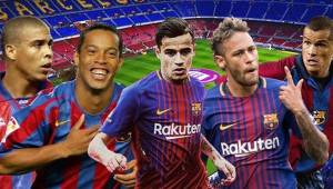 Ronaldo, Ronaldinho, Coutinho, Neymar y Rivaldo son de los brasileños más recordados en la historia del Barcelona.