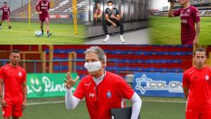 Los equipos de la primera división de Costa Rica regresaron este viernes 1 de mayo a los entrenamientos pensando en reanudar el campeonato. Las mascarillas, guardando distancia y evitar los contactos, así se protegen en medio del coronavirus.