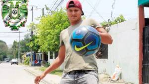 El futbolista del Marathón, Bryan Martínez, estuvo en un correccional detenido durante dos años cuando tenía 13 años de edad. Foto Moisés Valenzuela