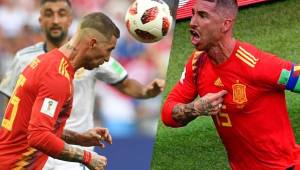 Sergio Ramos desató los comentarios en las redes sociales son su look. Fotos AFP