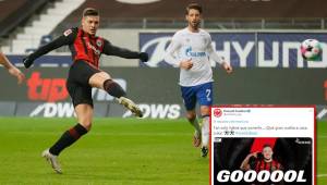 Jovic regresó al Eintracht de Frankfurt a préstamo y en su primer partido anotó doblete.