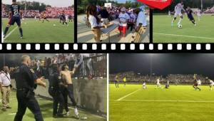 El clásico hondureño entre Olimpia y Motagua finalizó en empate en Charlotte, Carolina del Norte, donde miles de aficionados se hicieron presentes para alentar a sus equipos. El partido no fue transmitido en televisión, por lo que te mostraremos las mejores postales del vibrante encuentro capitalino.