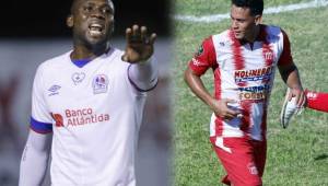 Yustin Arboleda y Ángel Tejeda libran su propia batalla. El atacante cocotero buscará hoy superar al colombiano en la tabla de goleadores históricos.