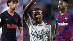 Joao Félix, Vinicius y Ansu Fati aparecen entre los candidatos a ser elegido como el mejor jugador joven del 2019.