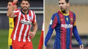 Es tremenda la batalla que se tienen Luis Suárez y Messi por el Pichichi en la Liga de España.