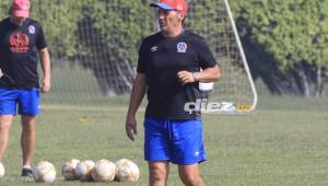 Pedro Troglio se pronunció y aclaró que Motagua también es un rival que está en la pelea por el primer lugar. FOTO: Ronal Aceituno.