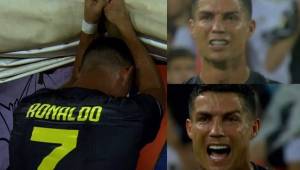 Cristiano Ronaldo es expulsado con la Juventus en su primer partido de Champions al minuto 29.