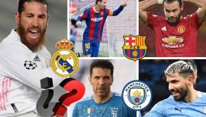 Son varios los jugadores que están cerca de disputar su último partido con su actual equipo. Ramos, Kun, Mata, entre otros, aparecen en la lista.
