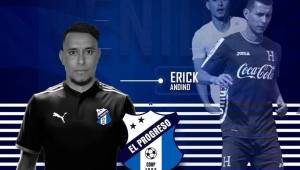 Erick Andino se ha convertido en nuevo jugador del Honduras Progreso.