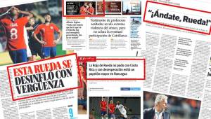 La prensa de Chile arremetió contra el entrenador colombiano Reinaldo Rueda y piden su cabeza. Le llaman vergüenza y 'papelón' a lo que pasó contra Costa Rica.