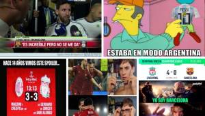 ¡Y siguen! Los memes continúan liquidando al Barcelona tras perder al Liverpool. En está ocasión Messi es la víctima ya que estaba en 'Modo Argentina'. Además no te pierdas el Spoiler de la película culé y el santo Kloop.