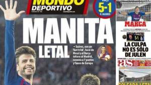 Te presentamos las principales portadas de España y del mundo tras la goleada del Barcelona sobre el Real Madrid.