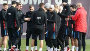 El Barcelona se entrenó con normalidad previo al partido contra Levante.