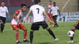 Carlos Argueta en uno de sus encuentros ante Honduras Progreso en el Torneo Apertura 2020.