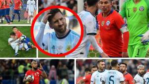 Un duelo caliente fue el que protagonizaron Argentina y Chile por el tercer lugar de la Copa América 2019. La albiceleste se quedó con el puesto de consuelo. Aquí que dejamos las mejores imágenes que no se vieron en la televisión.