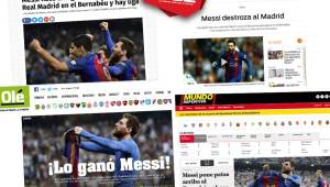 La prensa internacional sobre el Clásico Real Madrid-Barcelona.