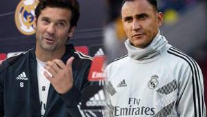 Santiago Solari habló de la situación que vive Keylor Navas en el Real Madrid.
