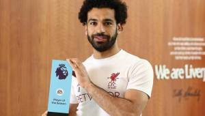 Salah conquistó el premio del mejor fubolista en la liga inglesa.