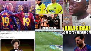 Te dejamos los mejores memes de la paliza del Barcelona sobre el Eibar en el Camp Nou. Messi marcó un poker y Martin Braithwaite debutó con la camiseta azulgrana.