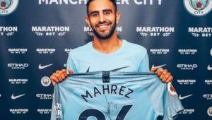 Riyad Mahrez es nuevo jugador del City de Pep Guardiola.