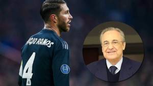 Sergio Ramos no saldrá del Real Madrid, asegura Florentino Pérez.