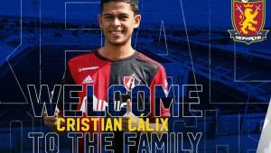 Cristian Cálix es nuevo jugador del Real Monarchs a sus 19 años.