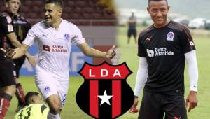 El delantero Roger Rojas y el volante de contención, Luis Fernando Garrido, se han convertido en nuevos jugadores del Alajuelense de Costa Rica. Fotos DIEZ