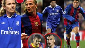 A lo largo de la historia solamente 13 futbolistas han jugado para los blue y los catalanes.