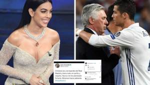 Georgina Rodríguez sorprendió con sus risas en la noticia que dio Ancelotti sobre Cristiano Ronaldo.