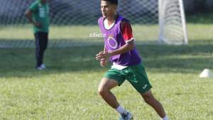 El volante Cristian Cálix ha trabajado a tope y podría hacer su debut con Marathón en este Clausura 2020 ante Real España. Foto DIEZ