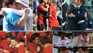 Las grandes figuras del fútbol que sorprendieron besándose con otro compañero en plena cancha; el último acontecimiento surgió estefin de semana en Italia con los de delanteros de la Juventus.