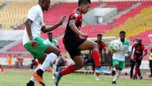 El hondureño Bryan Moya anotó el solitario gol del triunfo del 1 de Agosto sobre Wiliete en duelo de preparación.