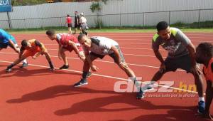 Eddie Hernández llegó a la pretemporada del Motagua.