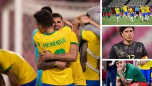 Las imágenes que dejó el triunfo de Brasil sobre México en semifinales de los Juegos Olímpicos de Tokio 2021.