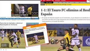 Real España no logró remontarle al Tauro FC de Panamáy quedó eliminado de la primera fase de la Liga Concacaf.