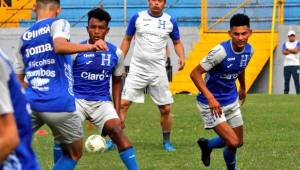 La Sub-20 de Honduras trabaja en San Pedro Sula de cara al Premundial Sub-20 que arranca en junio. Foto @FenafuthOrg