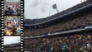 Este jueves la directiva de equipo xeneize decidio abrir las puertas del estadio para que los aficionados de Boca vieran a sus jugadores.
