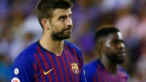 Piqué dio la cara tras empatar contra el Valencia en Mestalla.