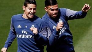James Rodríguez y Pepe han creado bonita amistad en el Real Madrid.