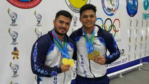 Joel y Axel Pavón suman pusieron el nombre de Honduras en lo más alto en los Juegos Centroamericanos en Managua, Nicaragua.