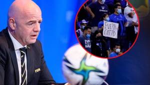 El presidente de la FIFA, Gianni Infantino, arremetió contra los inadaptados sociales que han llegado a insultar a los estadios. La FIFA seguirá castigando duramente.