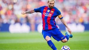 Lionel Messi lleva tres anotaciones a balón parado en el 2017.