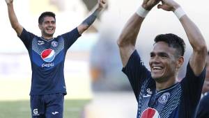 Los extranjeros del Motagua, Roberto Moreira y Matías Galvaliz, terminan contrato con el equipo azul que buscará renovarlos. Fotos DIEZ