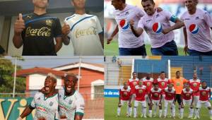 Motagua es el que más uniformes raros ha lucido en la Liga Nacional de Honduras, Olimpia y Real España no se quedan cortos.