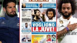 La prensa italiana coloca a Isco y Marcelo en la Juventus.
