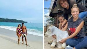 Keylor Navas y su esposa Andrea Salas le ha tocado pasar una cuarentena aislada, luego su viaje de Francia hacia Costa Rica.