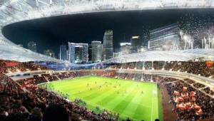 Esta es la propuesta de estadio que pretende construir David Beckham en Miami.