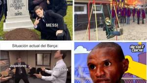 Messi dedicó unas polémicas palabras a Abidal, que confirmó que varios jugadores no querían ya a Ernesto Valverde como DT. Los memes no pueden faltar.