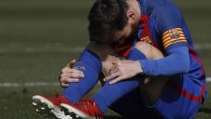 Lionel Messi no estuvo preciso en el partido ante el Betis.