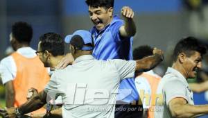 El entrenador del Motagua, Diego Martín Vázquez, está a punto de llevar a los azules a una nueva final en el fútbol hondureño. Foto Neptalí Romero